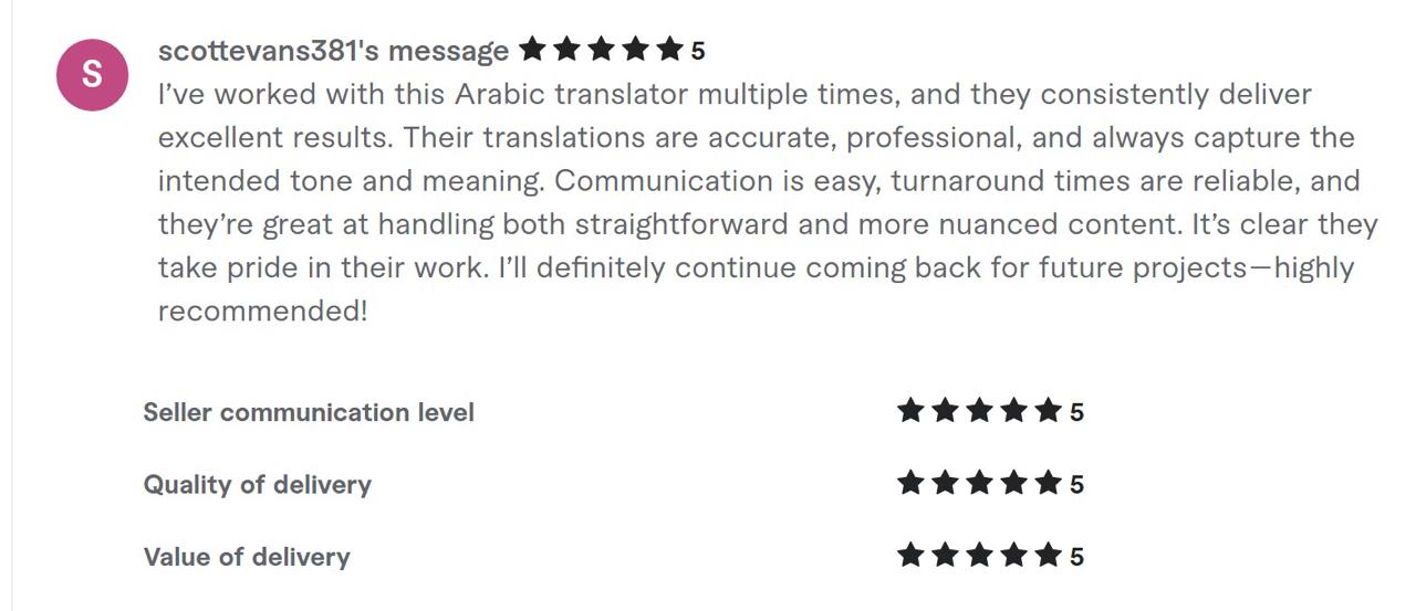 Client review