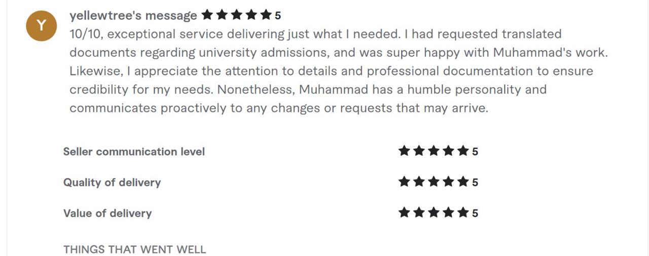 Client review