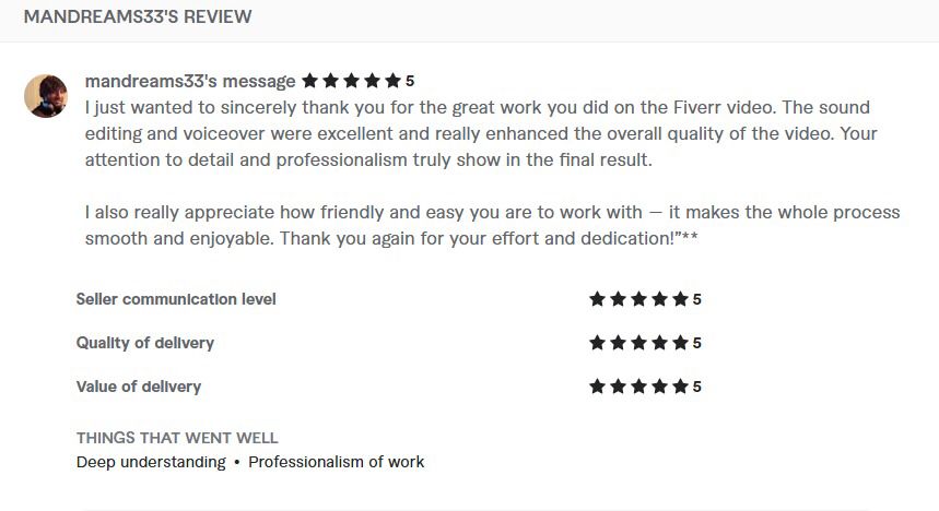 Client review