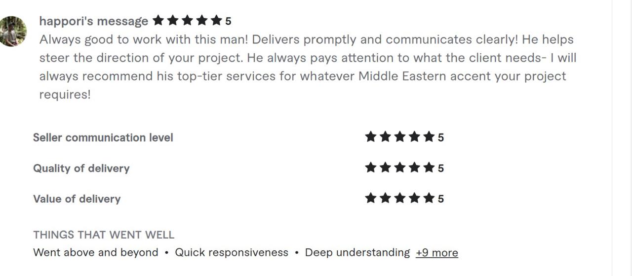 Client review