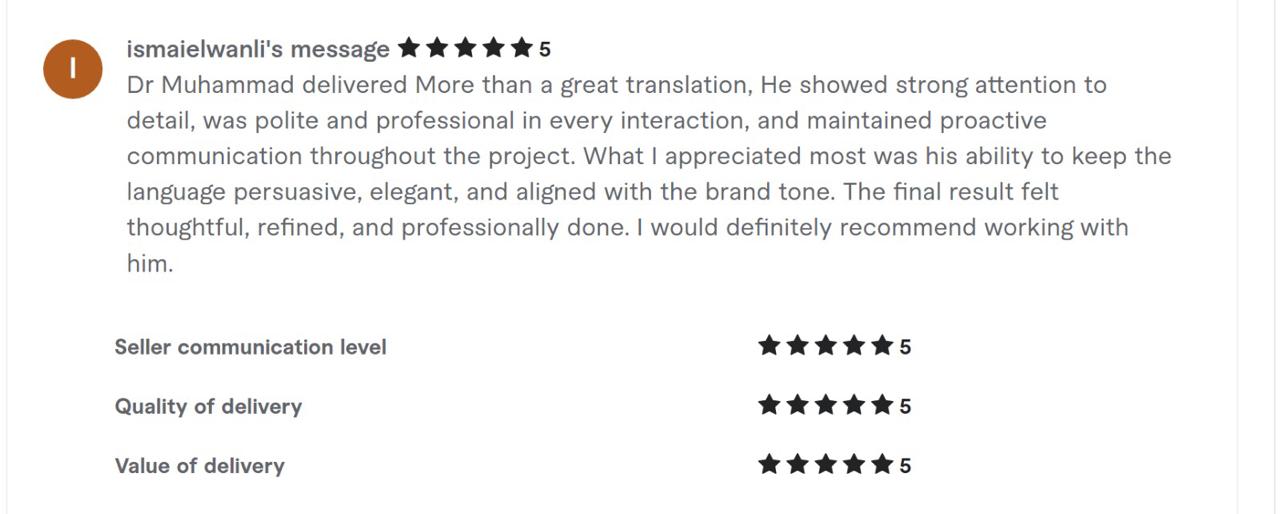 Client review