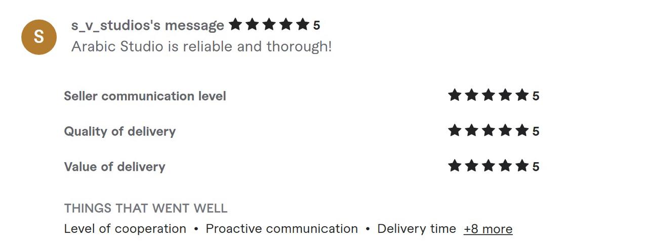 Client review
