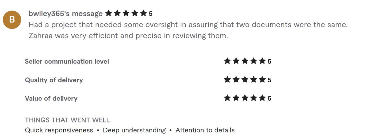 Client review