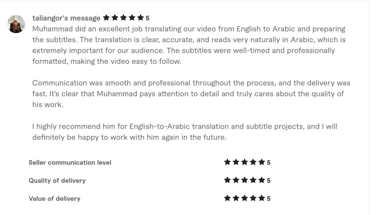 Client review
